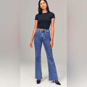 NWT Abercrombie Vintage Flare Jean Curve Love
